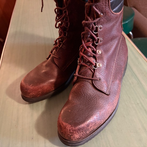 Vintage Mens Irish Setter 10" Insulated Soft Toe Leather Boots Size 12 D - Picture 11 of 12